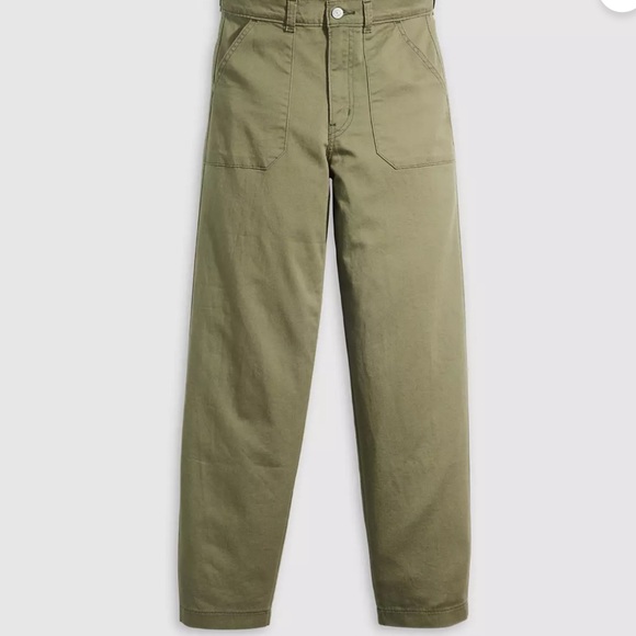 Levi's Khaki Green Utility Pants - Picture 4 of 10